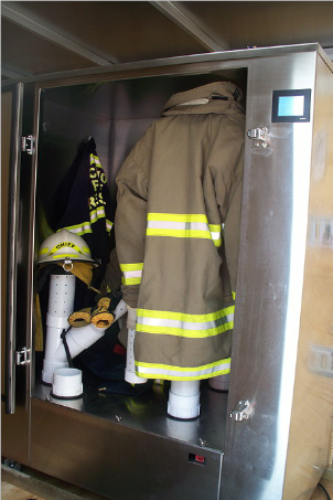 ozone cleans firefighter ppe