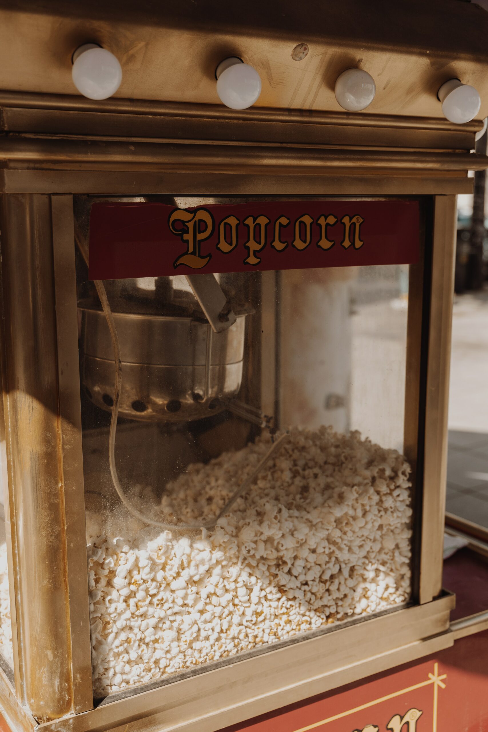 how to clean a popcorn machine